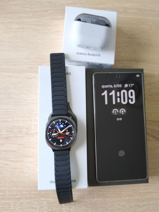 Samsung S 25 ultra, watch 8, buds fe 2025