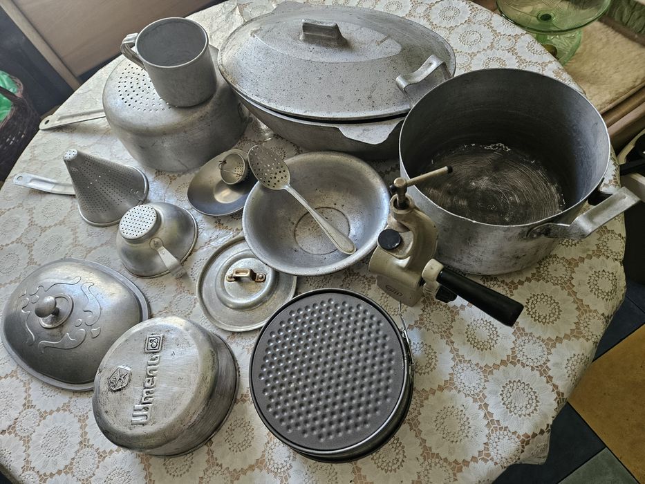 казанок гусятниця каструлі миски посуд алюмінієвий СРСР,  миска в