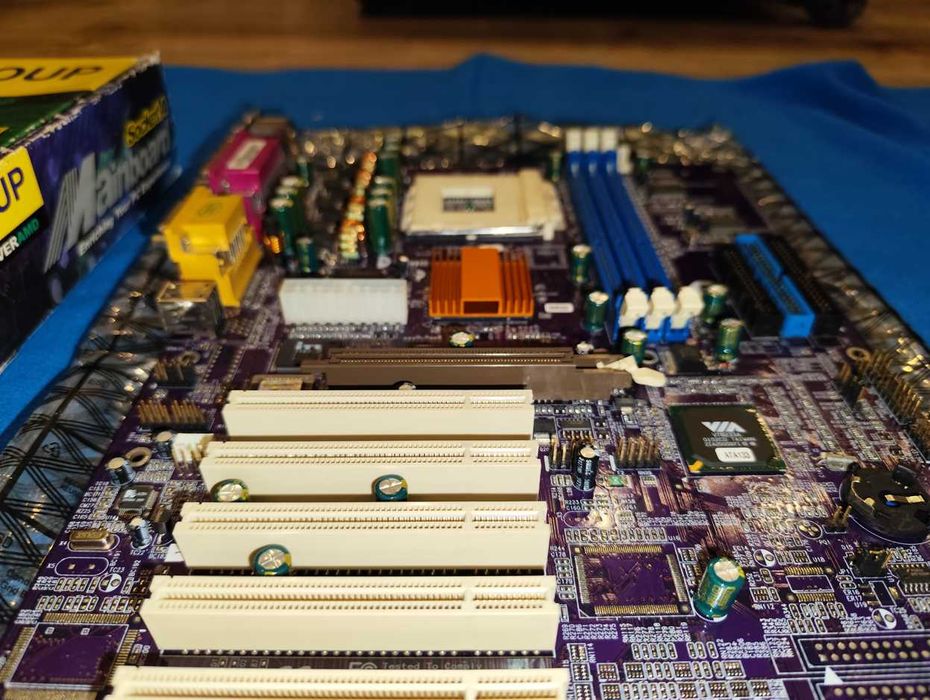 Płyta główna ECS K7VTA3 Rev 3.1 Socket A (Athlon/Duron) | BOX Sprawna