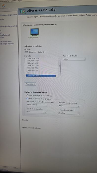 Monitor LG UltraGear QHD - 31.5" - 165Hz - 1ms MBR