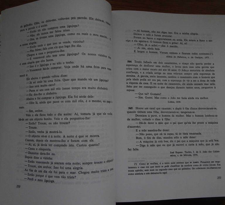 Anedotas Contribuição Para Um Estudo (Cerca de Dois Mil Espécimes)