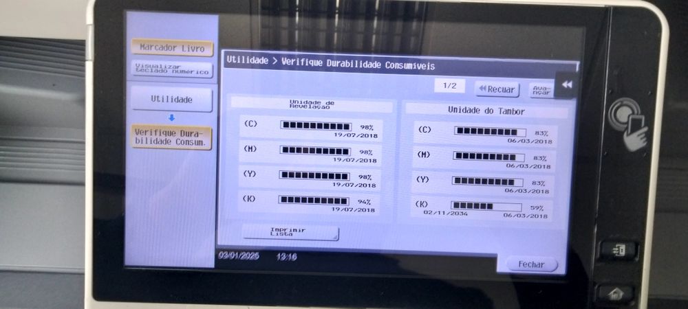 Vendo Konica Minolta C308 com 1 ano de garantia.