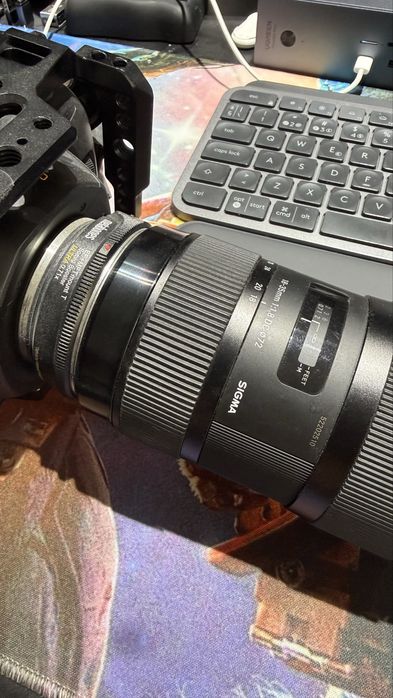 Kit Blackmagic Pocket 4K + Sigma 18-35 + Metabones + SmallRig