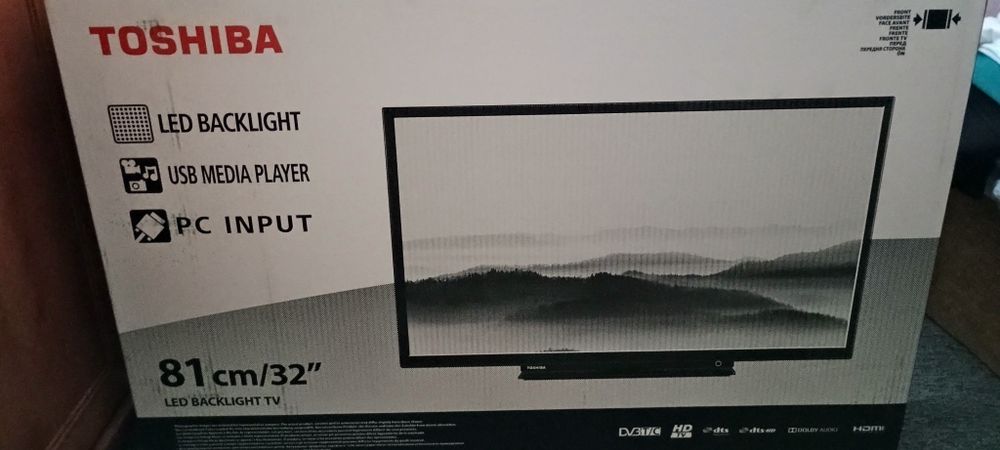 TV LED 32" TOSHIBA + dekoder