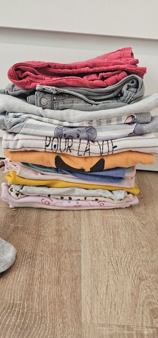 Paka ubrań dziewczynka 74/80