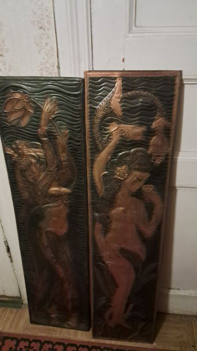 Медные картины Чеканка