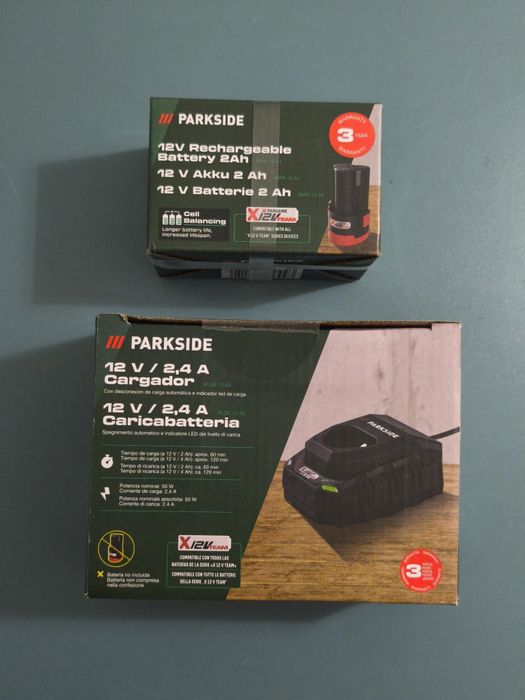 Kits Baterias e carregadores 12v Parkside