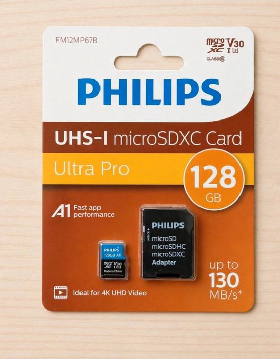 Cartão Micro Sd 128gb Philips *NOVO*
