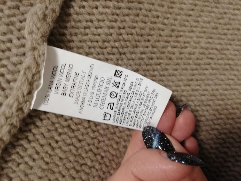 sweter kardigan Anne Claire S M L 36 38, sweter 100% wełna dziewicza