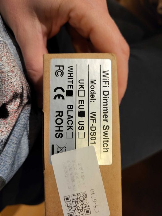 Interruptor Dimmer wifi modelo: WF-DS01