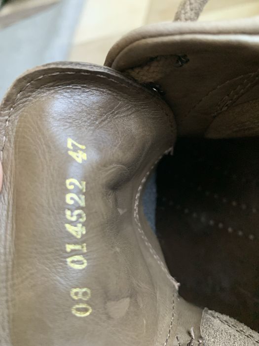 Нубукові черевики туфлі ЄССО р.47(30 см)