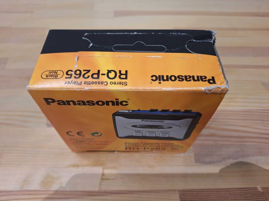 Walkman Panasonic RQ-P265, nowy, komplet, stan idealny, vintage
