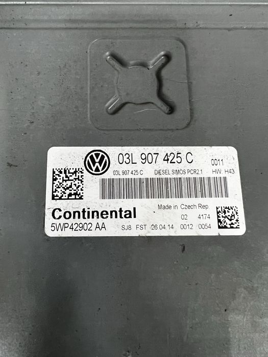 ЭБУ golf 1.6 tdi touran sharan 1.6 дизель компьютер блок управления