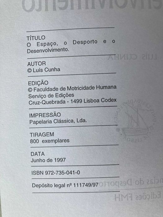 O Espaço, o Desporto e o Desenvolvimento, de Luís Cunha