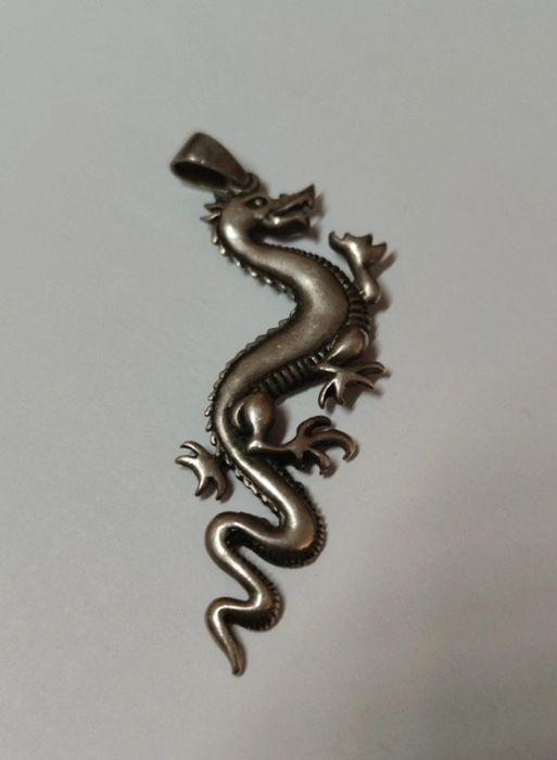 PRATA 925 pendente Dragão