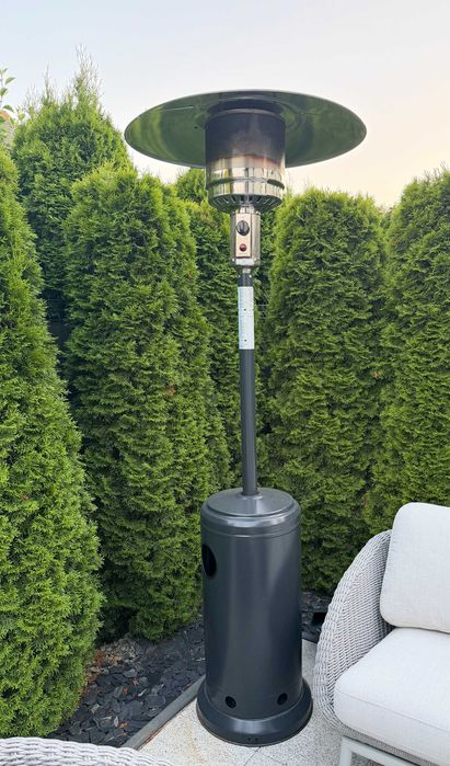 Mocna lampa grzewcza - parasol gazowy 13kW + pokrowiec i reduktor!