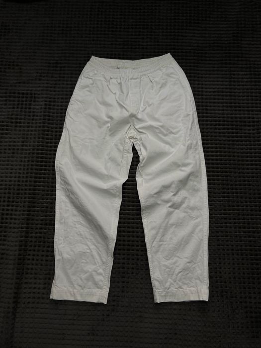 HUF (S) Skate Straight Leg Pants in White чоловічі брюки білі скейт