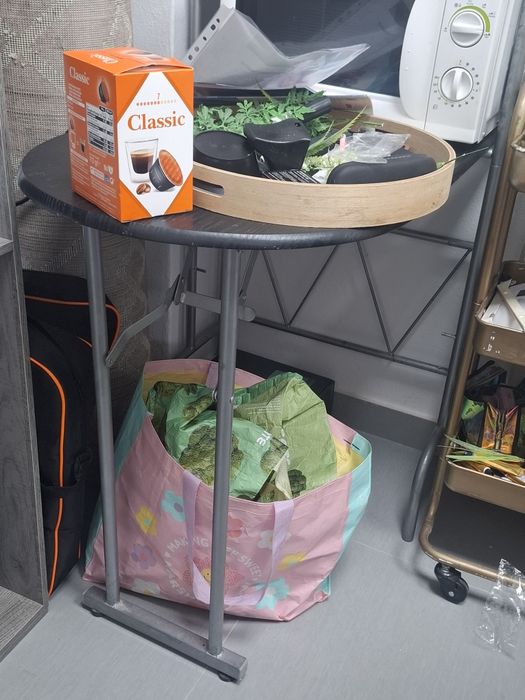 Mesa estante de refeição