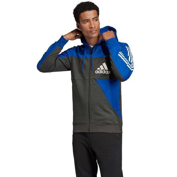 Тепле спортивне худі толстовка кофта Adidas Оригінал Розмір 2-3 ХЛ