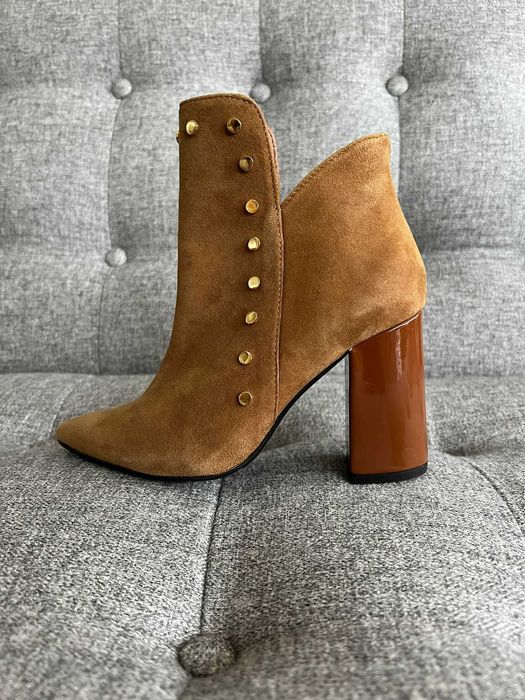 Bota Estefania Marco Senhora camurça 35