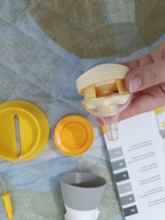Ler descrição!! Extrator de leite materno medela + tetina calma medela + copo coletor wells
