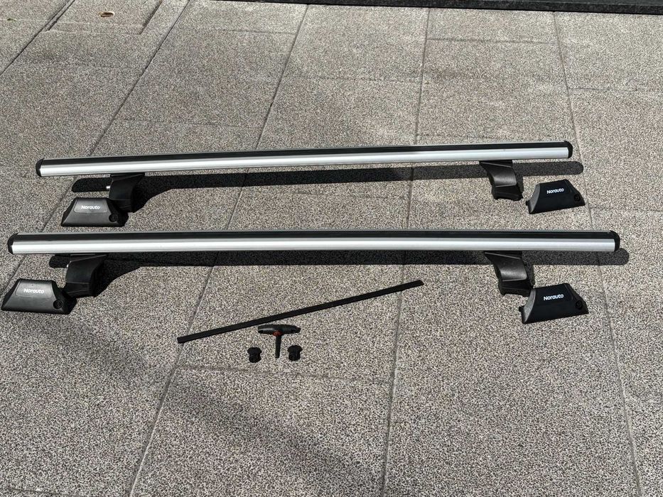 Barras de tejadilho Norauto em alumínio para carrinha Volvo V60 II