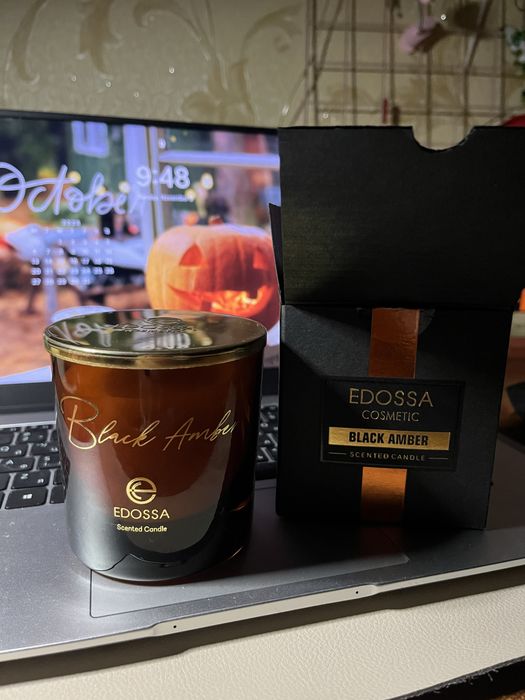 Свеча Edossa Black Amber