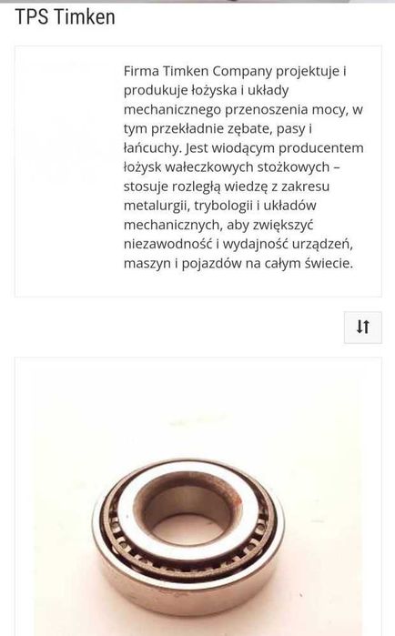 Łożyska stożkowe, łożyska oporowe, łożyska  wałeczkowe  15123/15245