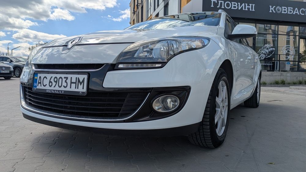 Автомобіль Renault Megane 3 1.5 dCi 2013 White 188тис км Безключовий доступ Рено Меган III