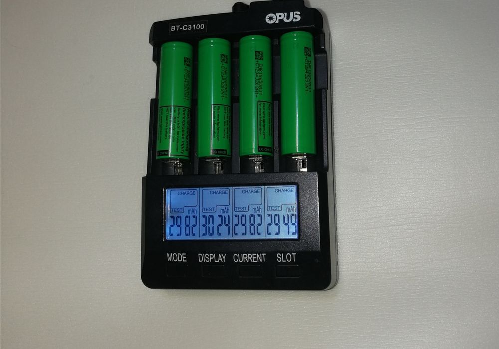 Аккумуляторы 18650 LG INR18650MJ1-2900 mha  в повербанк led лампу