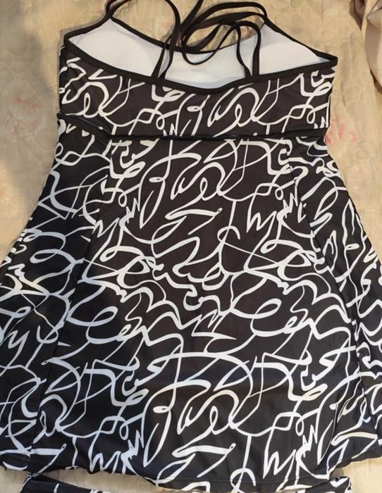 Шикарний стильний купальник танкіні майка сукня плавки в басейн пляж н