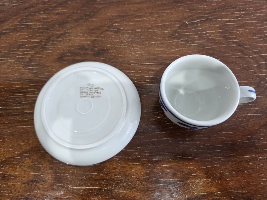 Chávena de café e taça souflé louça de Viana
