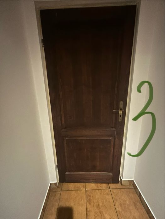 4 Drewniane drzwi wewnętrzne