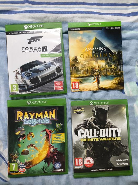 Xbox one S + kontroler + 3 gry + karton