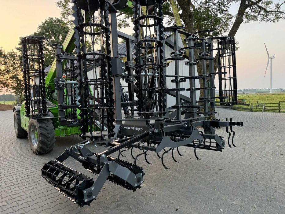 Agregat pazurek APH 4,2 m 5,0 m 5,6 m HELAGRO składany hydraulicznie