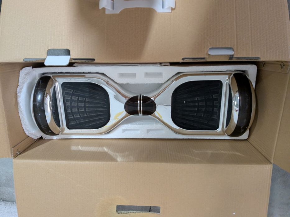 Hoverboard Hover-1 H1 Prata Cromado (Na Caixa Original)