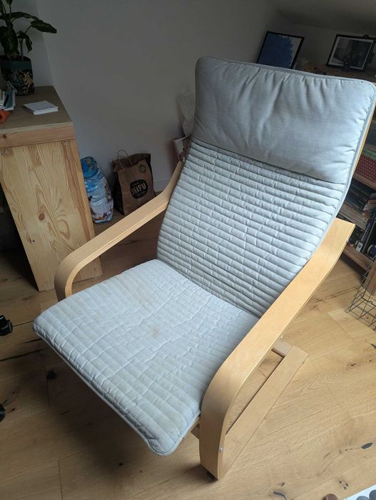 Cadeira  de braços confortável - Ikea Poang