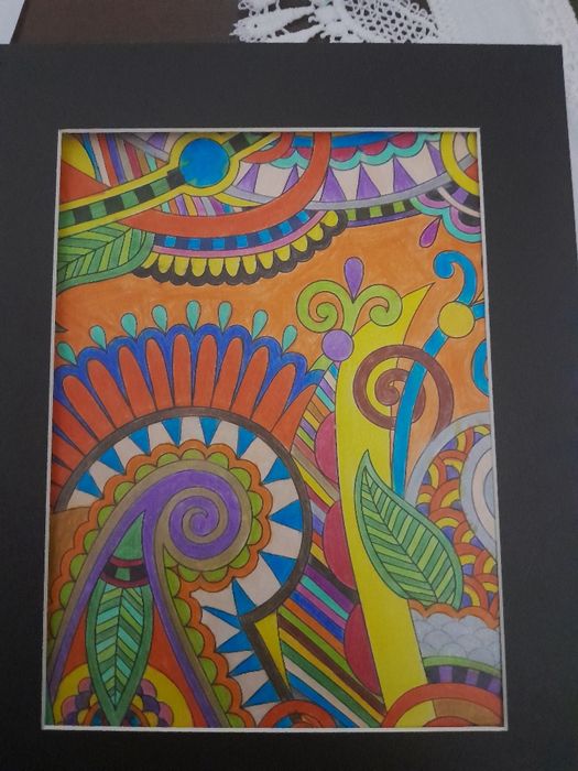 Moldura de parede mandala