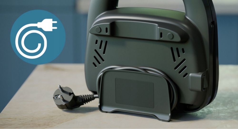 PHILIPS Toster Opiekacz Gofrownica 3w1 do Kanapek Panini Prezent