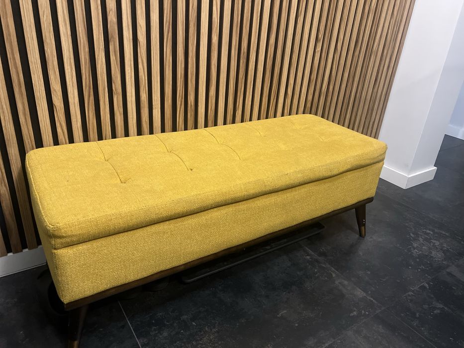 Ławka pufa siedzisko z pojemnikiem