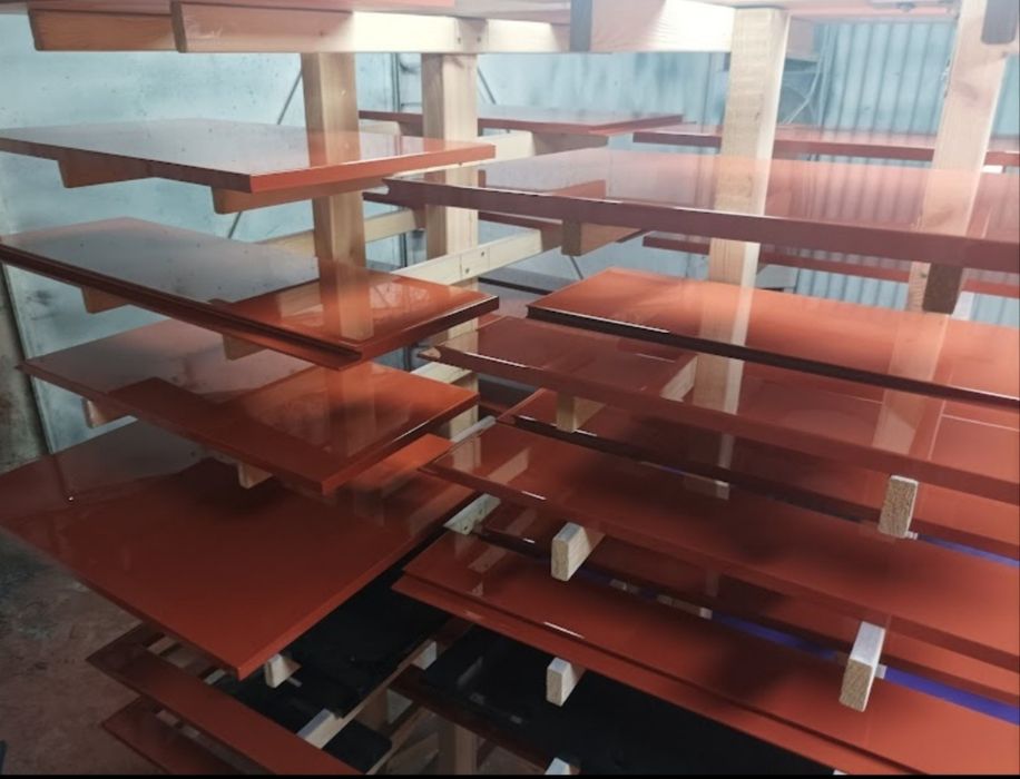 Fronty meblowe akrylowe Velvet antyfinger fronty MDF frezowane surowe