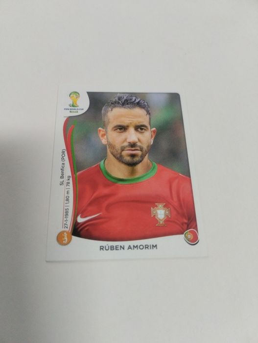 Cromo do Ruben Amorim do M. 2014