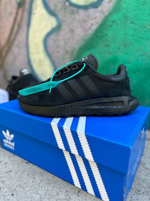 Чоловічі кросівки, мужские кроссовки Adidas Retropy E5 Black White