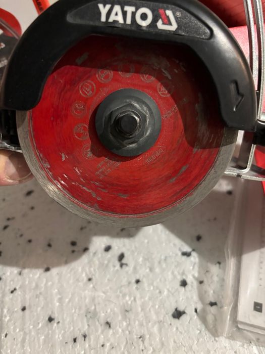 Tarcza RUBI CPR do gresu 125 mm - jak nowa jedno ciecie