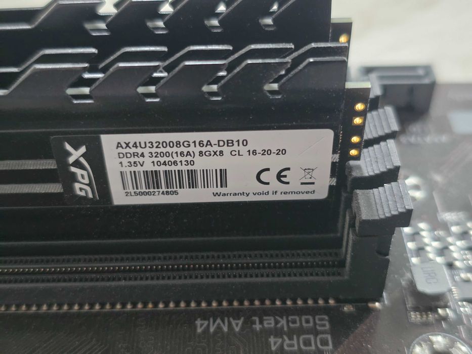 Płyta główna + amd ryzen 5 5600x + 16gb ram ddr4