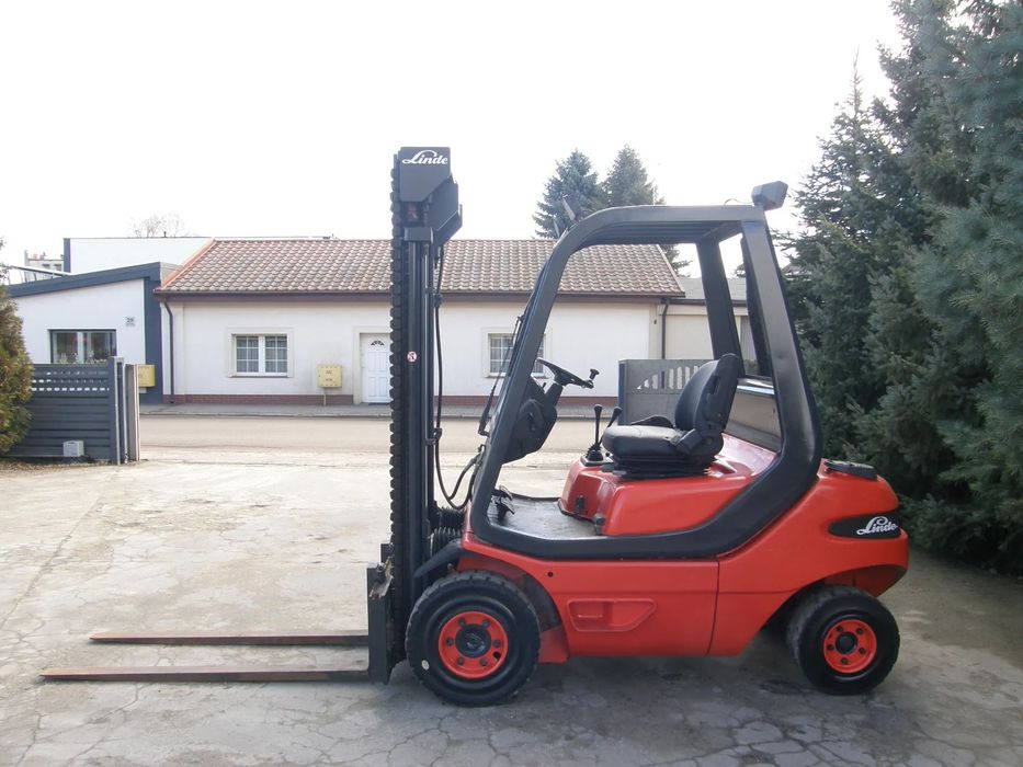 Linde H25D przesuw z Niemiec