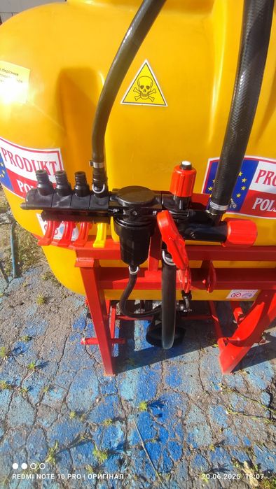 Оприскувач 400л WIRAX, з карданом 12 метрів штанга Польща.