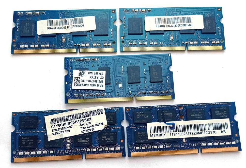 Оперативная память для ноутбука DDR3 DDR3L 4GB
