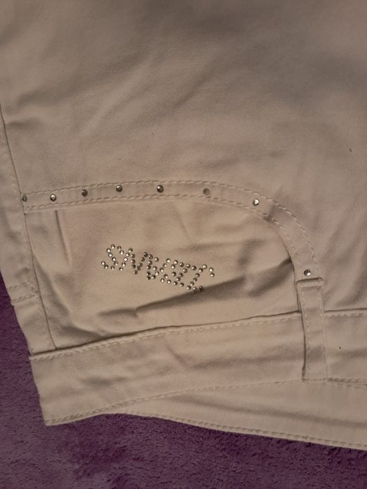 Spodnie białe z elastanem rybaczki