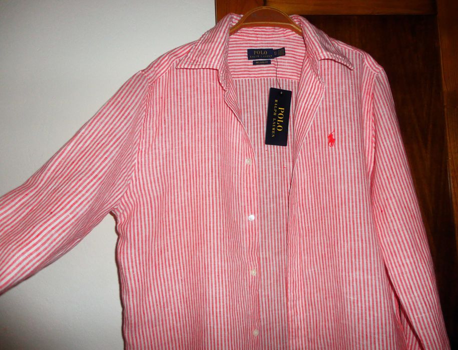 Camisa linho Ralph Lauren